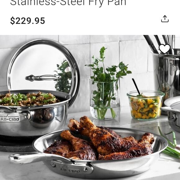 All-Clad G5 Graphite Core Stainless Steel 10.5" Fry Pan - Picture 5 of 16